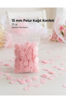 Bebek Pembe Pelur Kağıt Konfeti, 15 Mm - 20 Gr, Parti, Düğün Ve Etkinlik Süsleme Konfetisi Tüm Yaşlar Bebek Pembe Pelur Kağıt Konfeti, 15 Mm - 20 Gr, Parti, Düğün Ve Etkinlik Süsleme Konfetisi Tüm Yaşlar