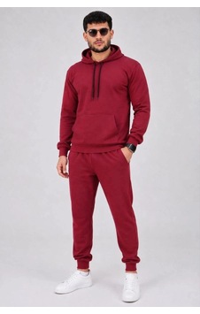 Freedom Storee Erkek İki İplik Kapüşonlu Kanguru Cepli Sweatshirt Jogger Pantolon Alt Üst Eşofman Takımı -bordo Çok Renkli Freedom Storee Erkek İki İplik Kapüşonlu Kanguru Cepli Sweatshirt Jogger Pantolon Alt Üst Eşofman Takımı -bordo Çok Renkli