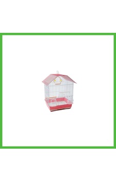 Vaveni Çift Kapılı Kuş Kafesi Pembe 34,5x28x46 Cm Arz Vaveni Çift Kapılı Kuş Kafesi Pembe 34,5x28x46 Cm Arz
