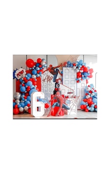 Krom Gümüş Koyu Mavi Ve Kırmızı Balon Zinciri 100 Adet Mix Krom Gümüş Koyu Mavi Ve Kırmızı Balon Zinciri 100 Adet Mix