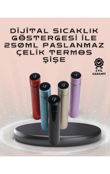 250ml Led Ekranlı Paslanmaz Çelik Akıllı Termos 250ml Led Ekranlı Paslanmaz Çelik Akıllı Termos