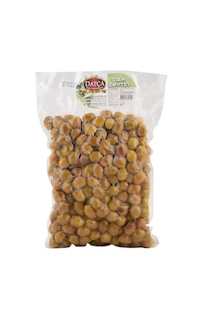 Datça Köy Ürünleri Yağlı Yeşil Çizik Zeytin Vakumlu 1 KG