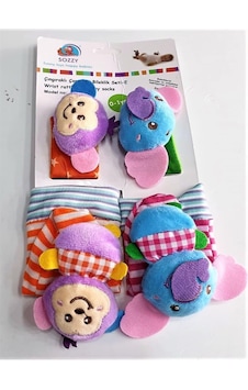Sozzy Toys Sozzy Çıngıraklı Bileklik Ve Çorap Pembe