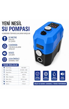 Butools Yeni Nesil Su Pompası 52 Metre Butools Yeni Nesil Su Pompası 52 Metre