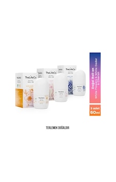 TheLifeCo Doğal Roll-on Deodorant Cherish 60 ML + White Cedar 60 ML + White Flowers 60 ML