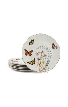 Mariposa 6'lı Servis Tabağı 27cm-7588 Çok Renkli Mariposa 6'lı Servis Tabağı 27cm-7588 Çok Renkli
