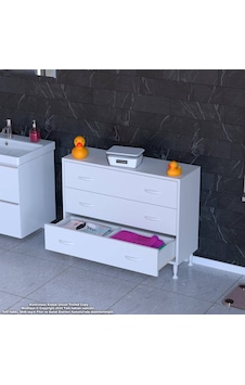 Modilayn Söke 3' Lü 6 Göz Çekmeceli Dolap 90x75x32,5 Cm Lik Çok Yönlü Çekmecelerle Daha Düzenli Beyaz Modilayn Söke 3' Lü 6 Göz Çekmeceli Dolap 90x75x32,5 Cm Lik Çok Yönlü Çekmecelerle Daha Düzenli Beyaz