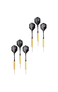 Delta 6 Adet 18 Gram Dart Oku Çelik Uç Pirinç Gövde Renkli Kanat Dart Oku Seti Delta 6 Adet 18 Gram Dart Oku Çelik Uç Pirinç Gövde Renkli Kanat Dart Oku Seti