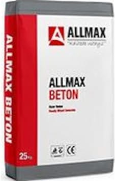 Allmax Hazır Şap Hazır Beton 25 Kg Allmax Hazır Şap Hazır Beton 25 Kg
