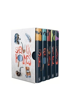 Sherlock Holmes Serisi Kutulu Set - 5 Kitap Takım - Arthur Conan Doyle - Parodi Yayınları
