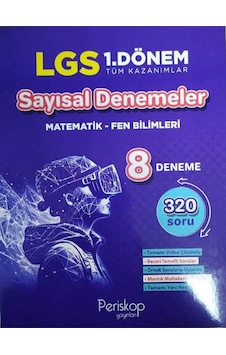 Periskop 8. Sınıf Lgs 1. Dönem Sayısal 8689551910277 Periskop 8. Sınıf Lgs 1. Dönem Sayısal 8689551910277
