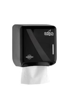 Rulopak Mini Tekçek Tuvalet Kağıdı Dispenseri Siyah Rulopak Mini Tekçek Tuvalet Kağıdı Dispenseri Siyah