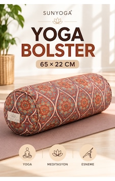Yoga Bolster 65x22 Cm Silindir Meditasyon Minderi Kırpıntı Sünger Dolgulu Turuncu Yoga Bolster 65x22 Cm Silindir Meditasyon Minderi Kırpıntı Sünger Dolgulu Turuncu