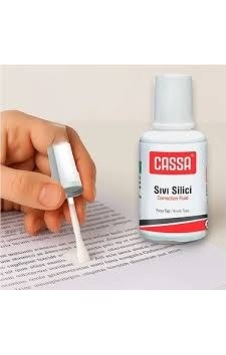 Cassa 20 Ml Fırça Uçlu Sıvı Düzeltici Daksil - 24'lü Stand Kutu Cassa 20 Ml Fırça Uçlu Sıvı Düzeltici Daksil - 24'lü Stand Kutu