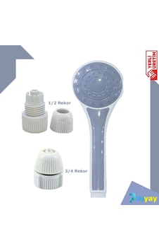 Plasyay Plastik Duş Başlığı Ve Rekor Seti Çok Renkli Plasyay Plastik Duş Başlığı Ve Rekor Seti Çok Renkli