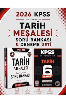 Pegem 2026 Kpss Tarih Meşalesi Soru Bankası & Kpss Tarih 6 Deneme Evp Akademi Seti Pegem 2026 Kpss Tarih Meşalesi Soru Bankası & Kpss Tarih 6 Deneme Evp Akademi Seti