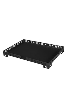 Soba Altlığı Saç Tabla 75x75 Cm Siyah