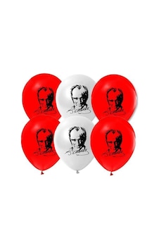 Atatürk Balon 50'li Set Karışık