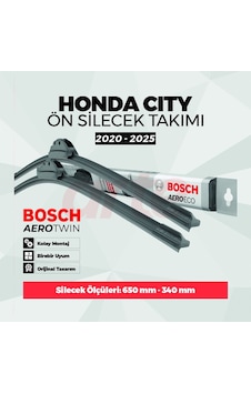 Honda City Ön 2020-2025 Silecek Takımı Aeroeco Serisi 2'li Set Honda City Ön 2020-2025 Silecek Takımı Aeroeco Serisi 2'li Set