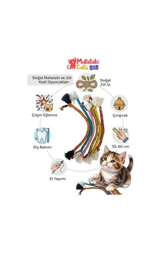 Rope Large Matatabi Li Çıngıraklı İp Kedi Oyuncağı Rope Large Matatabi Li Çıngıraklı İp Kedi Oyuncağı