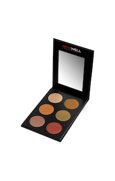 New Well Eyeshadow 6 Renkli Palet 18 G 51 Brown Tones New Well Eyeshadow 6 Renkli Palet 18 G 51 Brown Tones