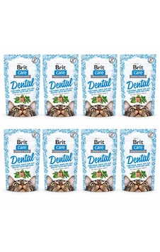 Brit Care Cat Snack Dental Tahılsız Kedi Ödülü 50 G 12 Adet Brit Care Cat Snack Dental Tahılsız Kedi Ödülü 50 G 12 Adet
