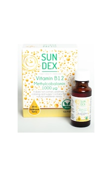 SUNDEX Vitamin B12 Metilkobalamin 1000 µg 20 ML Dilaltı Sprey