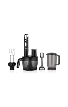 Korkmaz Mia Multi Blender Set SiyahKrom Korkmaz Mia Multi Blender Set SiyahKrom