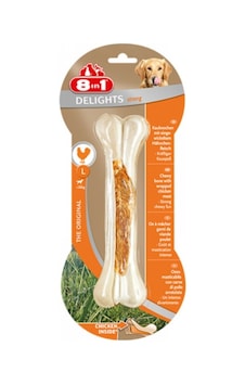 8in1 Delight Bones L Köpek Çiğneme Burgu Kemik 130 G 8in1 Delight Bones L Köpek Çiğneme Burgu Kemik 130 G