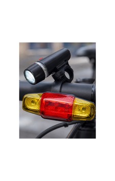 Bisiklet Emniyet Işığı Seti Güçlü Led Ön Far Arka Stop Lambası Renk Renk Bisiklet Emniyet Işığı Seti Güçlü Led Ön Far Arka Stop Lambası Renk Renk