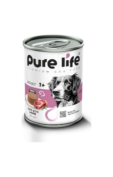 Pure Life Pate Kuzu Etli Yetişkin Köpek Konserve Mama 400 G Pure Life Pate Kuzu Etli Yetişkin Köpek Konserve Mama 400 G