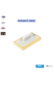Süngerli Mala 160x300 Plastik Saplı Sıva Derz Düzeltme Temizleme Malası Süngerli Mala 160x300 Plastik Saplı Sıva Derz Düzeltme Temizleme Malası