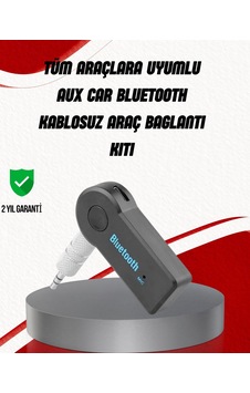 Eller Serbest Özellikli Bluetooth Aux Araç Kiti Auxkıt-1-a8299 Eller Serbest Özellikli Bluetooth Aux Araç Kiti Auxkıt-1-a8299