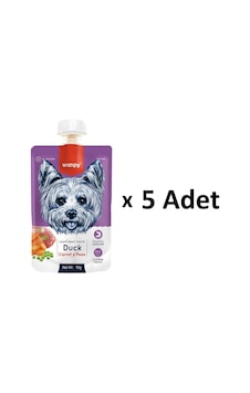 Wanpy Taze Ördekli ve Havuçlu Köpek Et Ezmesi 5 x 90 G Wanpy Taze Ördekli ve Havuçlu Köpek Et Ezmesi 5 x 90 G