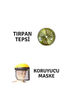 Veta Profesyonel Koruyucu Maske Ve Kawashima Tırpan Tepsisi Veta Profesyonel Koruyucu Maske Ve Kawashima Tırpan Tepsisi