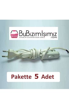 Kablo Fişli Arapuarlı 2Mt Beyaz A2300B N11.414 Kablo Fişli Arapuarlı 2Mt Beyaz A2300B N11.414