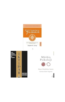 Etkili İnsanlarin 7 Aliskanligi - İktidar - Muthis Psikoloji 3 Set