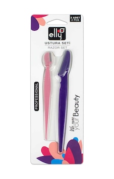 Elly Kaş Usturası Seti 2'li Ellyfaceset02 Çok Renkli Elly Kaş Usturası Seti 2'li Ellyfaceset02 Çok Renkli