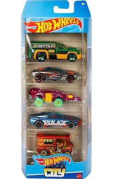 Hot Wheels Beşli Araba Seti City Htv39 Hot Wheels Beşli Araba Seti City Htv39