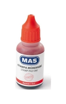 Mas Istampa Mürekkebi 20 Ml Kırmızı Renkli Istampa Mürekkebi Mas Istampa Mürekkebi 20 Ml Kırmızı Renkli Istampa Mürekkebi