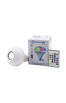 2ın1-kumandalı Rgb Led Ampul - Bluetooth Hoparlör Müzik Çalar Led-7w - Hoparlör-3w 5468 2ın1-kumandalı Rgb Led Ampul - Bluetooth Hoparlör Müzik Çalar Led-7w - Hoparlör-3w 5468