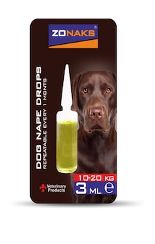 Zonaks Köpek Tüy Deri Bakım Yağı 10-20 KG 3 ML