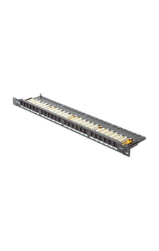 Digitus 19" 24 Port Cat-6 Utp Patch Panel, 8p8c, Lsa, 0,5u Boyut, Tozdan Korumak İçin Kapaklı, Zırhsız, Siyah Renk-18756 Digitus 19" 24 Port Cat-6 Utp Patch Panel, 8p8c, Lsa, 0,5u Boyut, Tozdan Korumak İçin Kapaklı, Zırhsız, Siyah Renk-18756