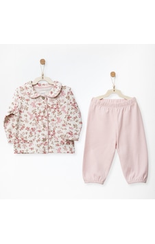 Andywawa Floral Dreams Kız Bebek Pijama Takımı Ac27013 Pembe Andywawa Floral Dreams Kız Bebek Pijama Takımı Ac27013 Pembe
