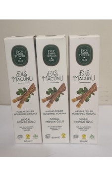 Eyüp Sabri Tuncer Doğal Misvak Özlü Diş Macunu 3 x 90 ML Eyüp Sabri Tuncer Doğal Misvak Özlü Diş Macunu 3 x 90 ML