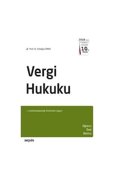 Vergi Hukuku Erdoğan Öner Vergi Hukuku Erdoğan Öner