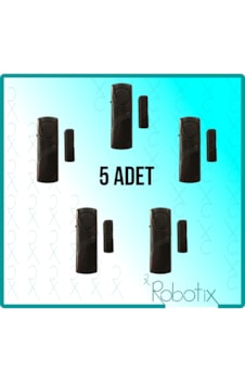 Robotix Rb-4444s Siyah Kapı Pencere Alarmı 5 Adet Robotix Rb-4444s Siyah Kapı Pencere Alarmı 5 Adet