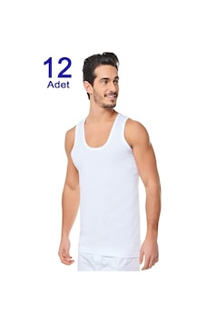 Seher Yıldız Erkek Penye Atlet 12 Adet Beyaz 0001 001 Seher Yıldız Erkek Penye Atlet 12 Adet Beyaz 0001 001