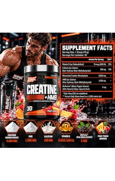 Nutrex Research Micronize Creatine+hmb Monohidrat 30 Servis - Fruit Punch Aromalı Nutrex Research Micronize Creatine+hmb Monohidrat 30 Servis - Fruit Punch Aromalı