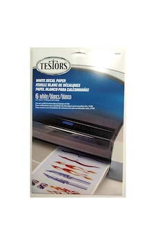 Testors 9202t Decal Paper White 6 Sheets